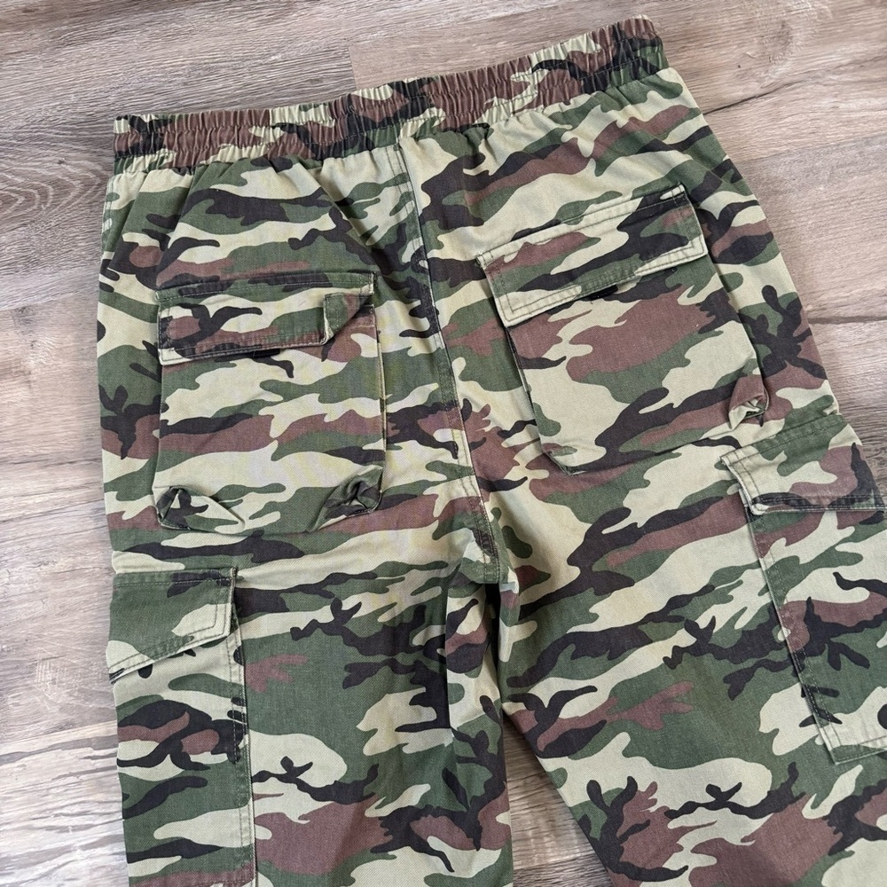 Camo cargo jogger camouflage pants fits men’s M - Picture 4 of 6